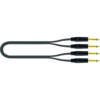 Adap cable 3m(2 mono 6.3mm jac-2mono 6.3